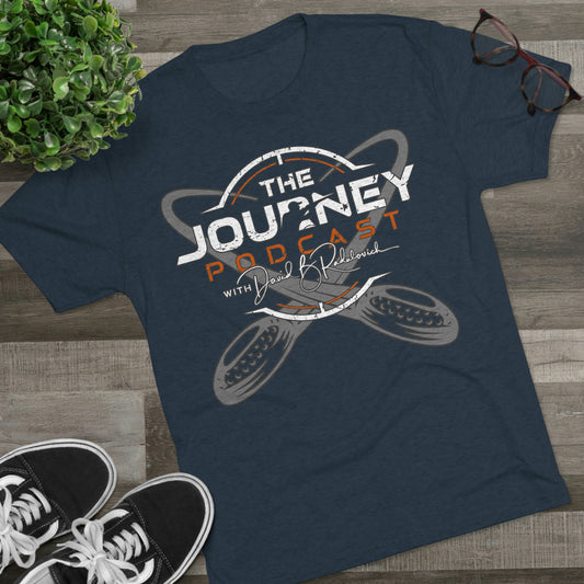 Journey Podcast - Unisex Tri-Blend Clay Target Crew Tee